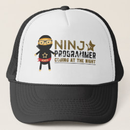 Programmerarehatt - Ninja programmerare Truckerkeps