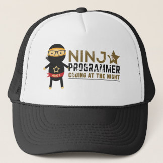 Programmerarehatt - Ninja programmerare Truckerkeps