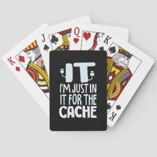 Programmeraren är bara i IT för cache Casinokort