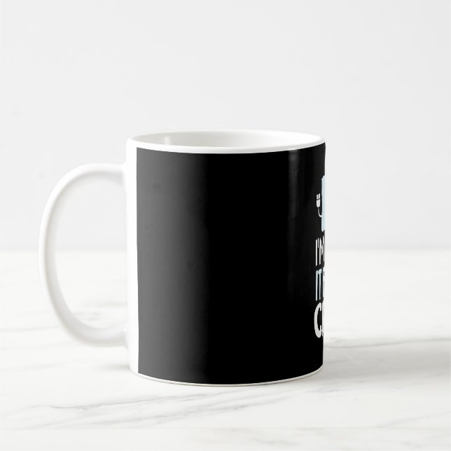 Programmeraren är bara i IT för cache Kaffemugg (Vänster)