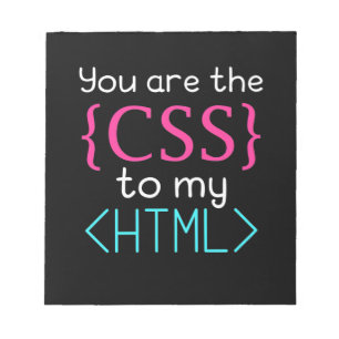 Programmeraren du är CSS till min HTML Anteckningsblock