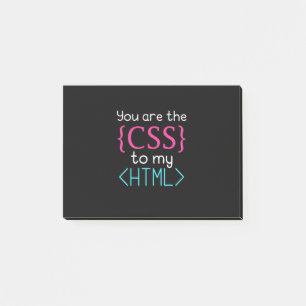 Programmeraren du är CSS till min HTML Post-it Block