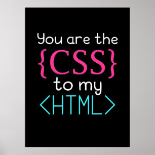 Programmeraren du är CSS till min HTML Poster