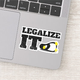 Programmeraren för utvecklare av Linux-Software Ge Klistermärken