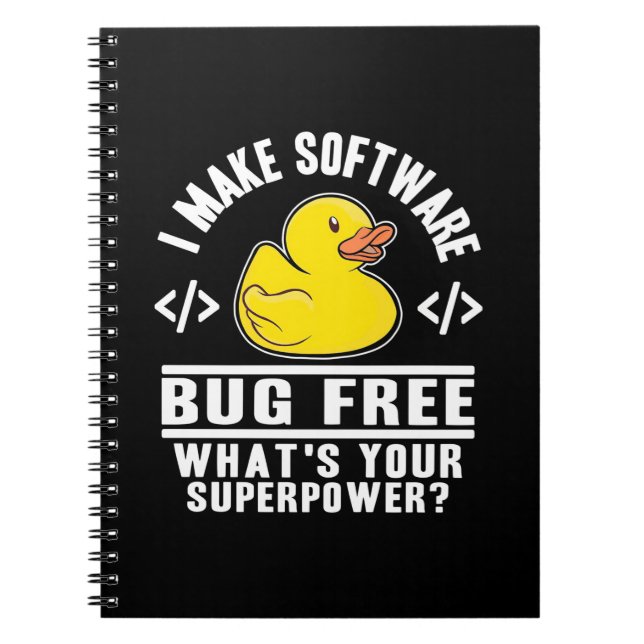 Programmeraren gör Software Kryp gratis Anteckningsbok (Framsidan)