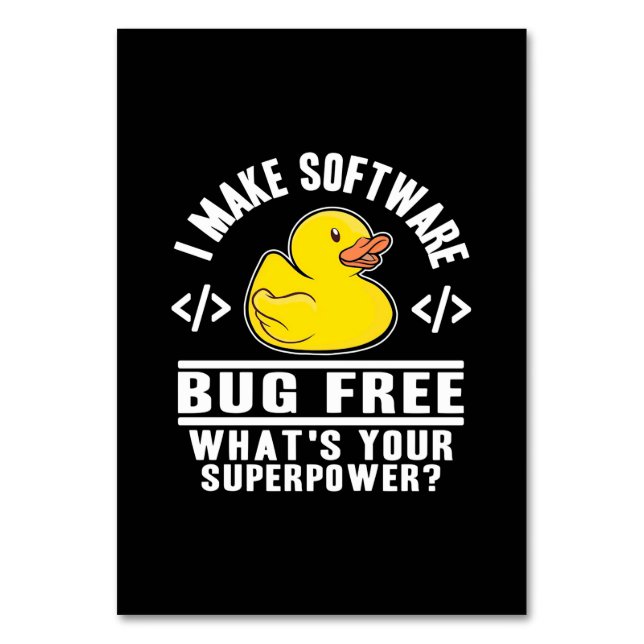 Programmeraren gör Software Kryp gratis Bordsnummer (Framsidan)