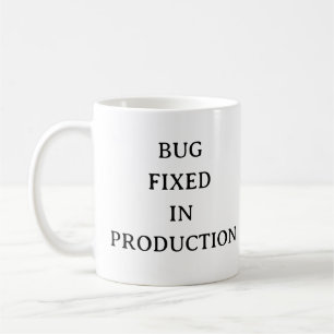 Programmeraren Humor Mugg - Kryp Fast i produktion