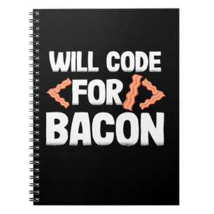 Programmeraren kommer att koda för Bacon Anteckningsbok