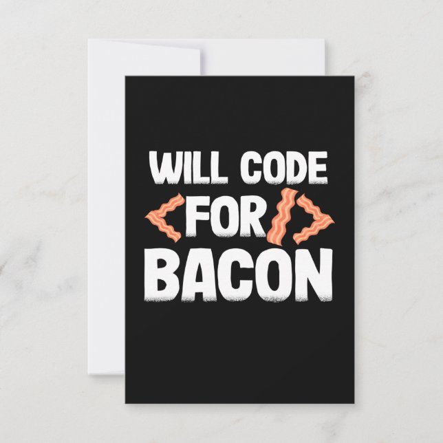 Programmeraren kommer att koda för Bacon OSA Kort (Framsida)