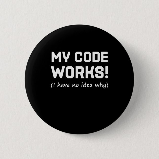 Programmeraren My Code Works Knapp (Framsida)