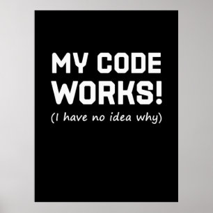 Programmeraren My Code Works Poster