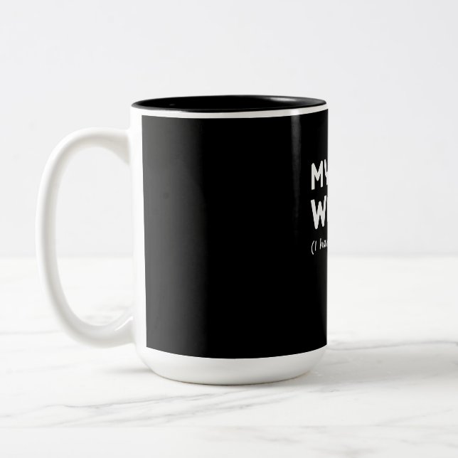 Programmeraren My Code Works Två-Tonad Mugg (Vänster)