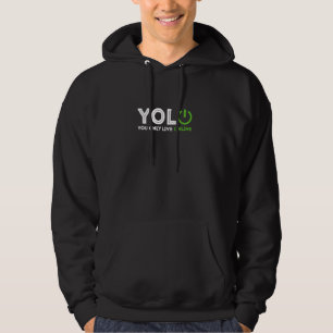 Programmeraren Software Ingenjör Coder You only Li Hoodie