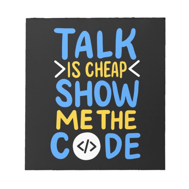 Programmeraren Visa koden Anteckningsblock (Framsida)