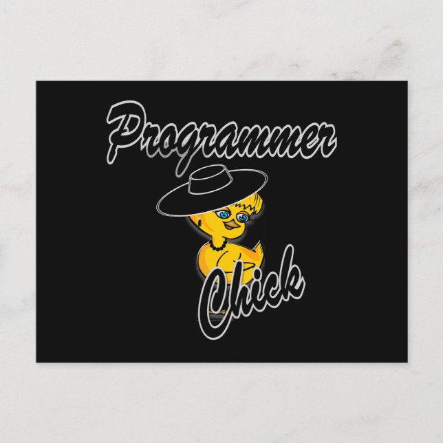 Programmerarens Chick nr 4 Vykort (Framsida)