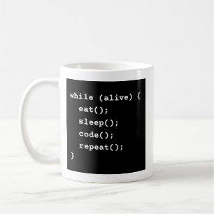 Programmerarens livscykel Loop (while-slinga) Kaffemugg