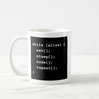 Programmerarens livscykel Loop (while-slinga) Kaffemugg