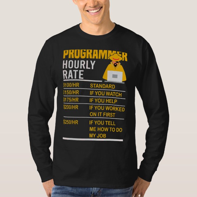Programmerarens programplaneringsPM för timtaxor s T Shirt (Framsida)