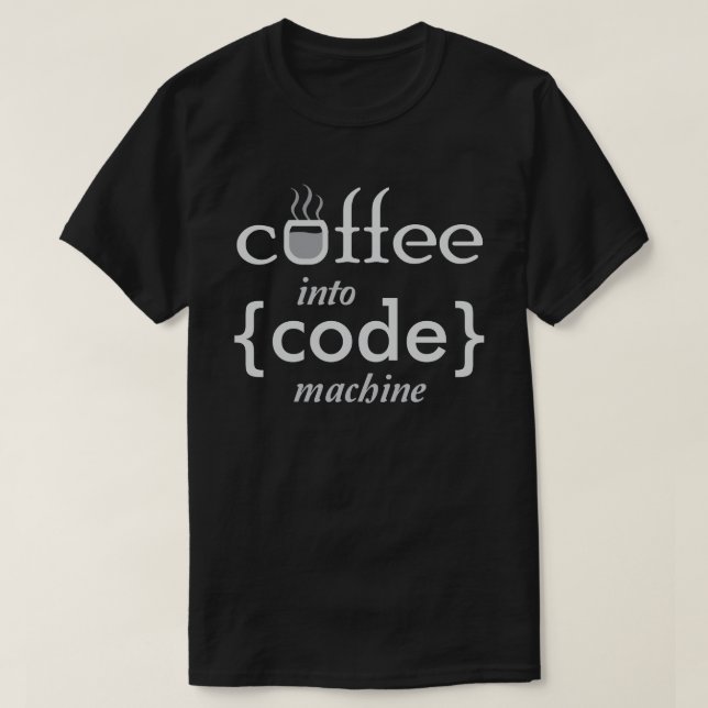 Programmerareskjorta T-shirt (Design framsida)