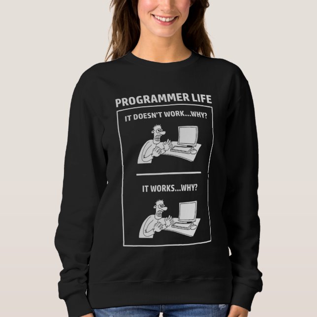 Programmerarliv Programmerare Datavetenskap Inform T Shirt (Framsida)