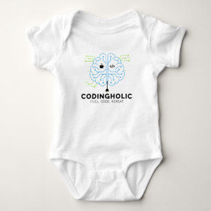 Programmerarpresent till bebis Geeks babybodysui T Shirt