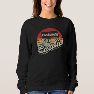 Programmering Är Min Kondition Retro  Mjukvaruutve T Shirt