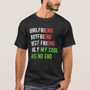 Programmering av kodkoder t shirt