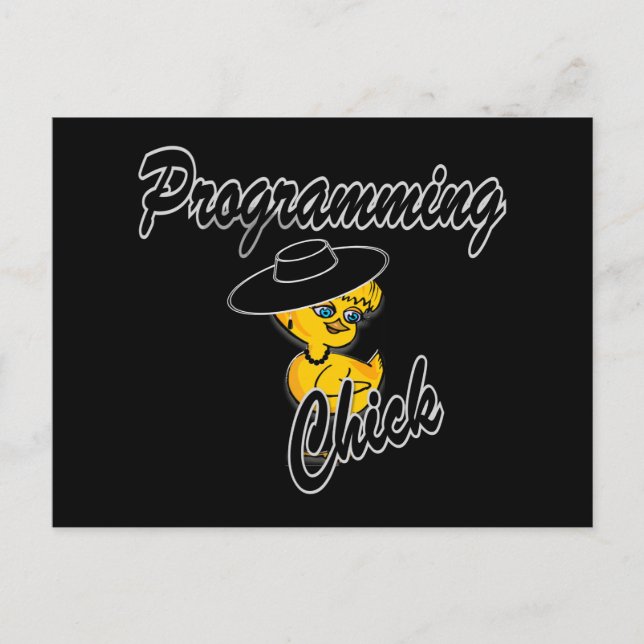 Programmering, Chick nr 4 Vykort (Framsida)