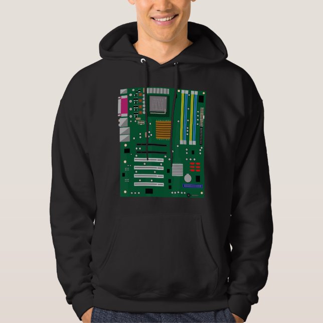 Programmering - Datavetenskap Programmerare Mjukva Hoodie (Framsida)