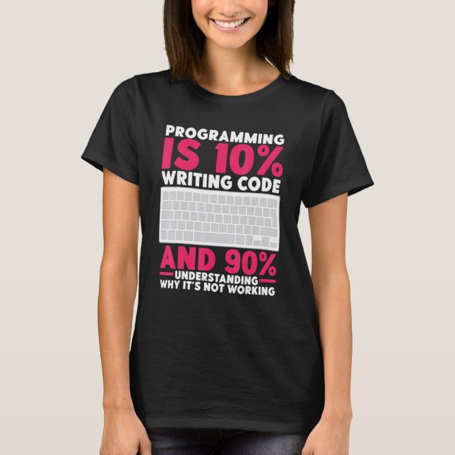 Programmering för felsökning av definitionsfunktio t shirt (Framsida)