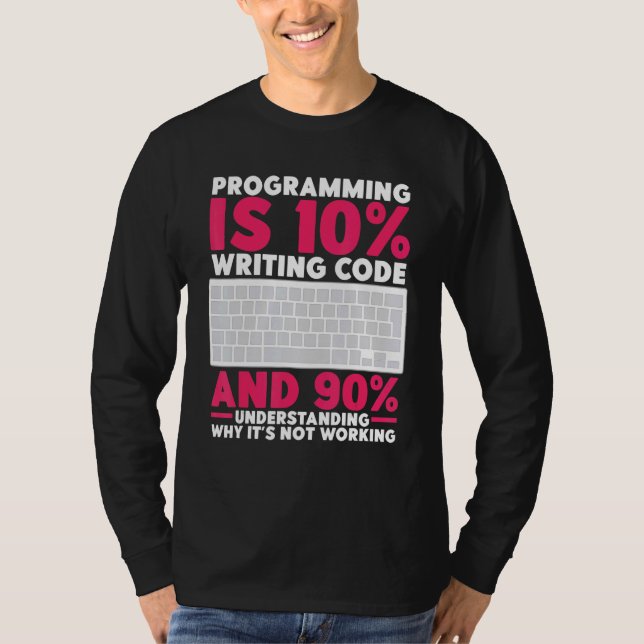Programmering för felsökning av definitionsfunktio t shirt (Framsida)