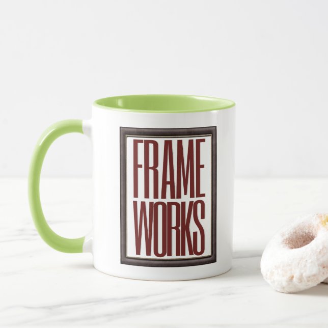 Programmering och mjukvaruteknik ramverk mugg (Med munk)