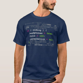 Programmering om klumppresentgåva för hörlurar vid t shirt
