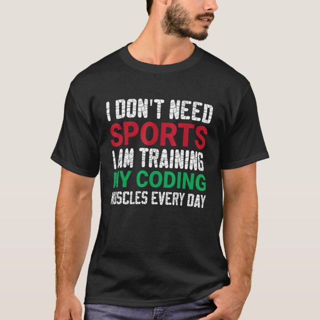 Programmerings-programkod T Shirt (Framsida)