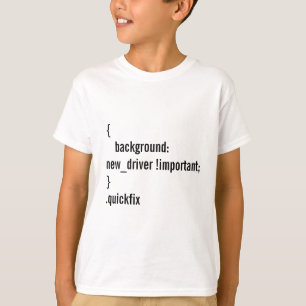 Programmerings skämt för nya förare t-shirt