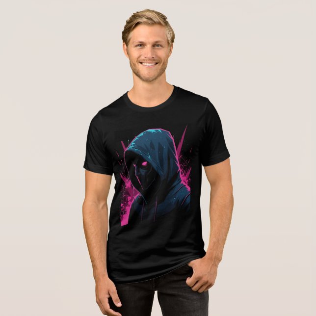 Programmeringsdekal - Rollig kod & teknisk design T Shirt (Framsida Full)