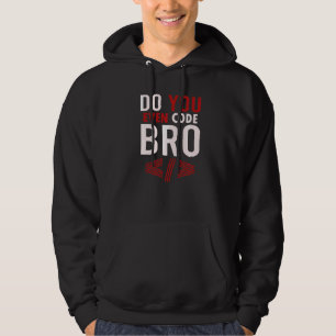 Programmeringskoder gör att du till och med kodar hoodie