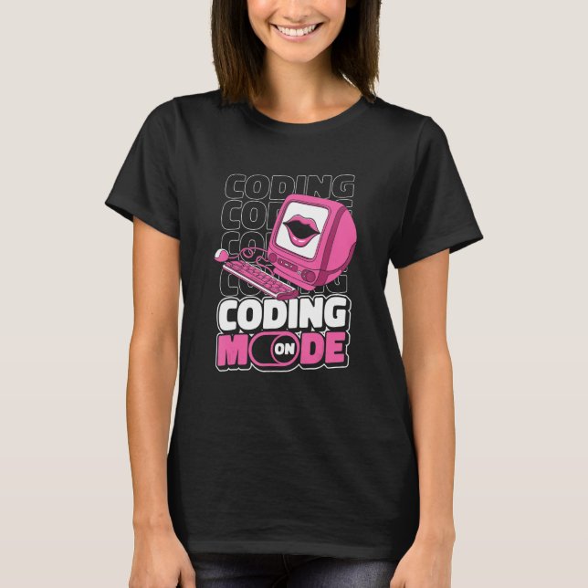 Programmeringsläge På Programmering  Kodning Utvec T Shirt (Framsida)
