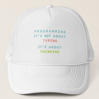 Programmeringstänkande Citat Hatt för Utvecklare Keps