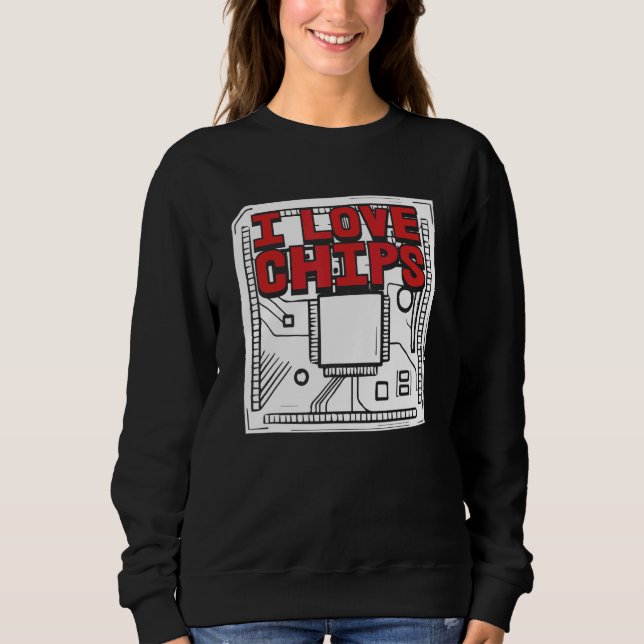 Programmerkod för utvecklarSoftware i Kärlek Chip T Shirt (Framsida)