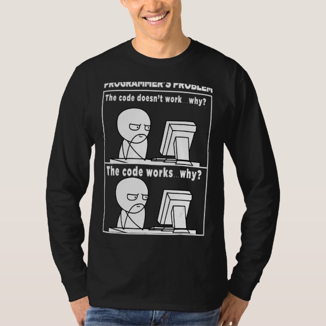 Programmerkoden fungerar varför PM T Shirt (Framsida)