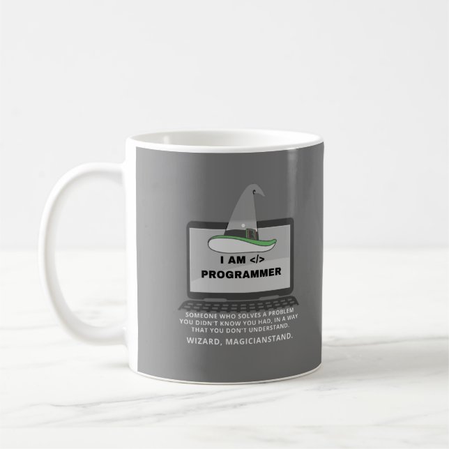 Programmersfunny definition kaffemugg (Vänster)
