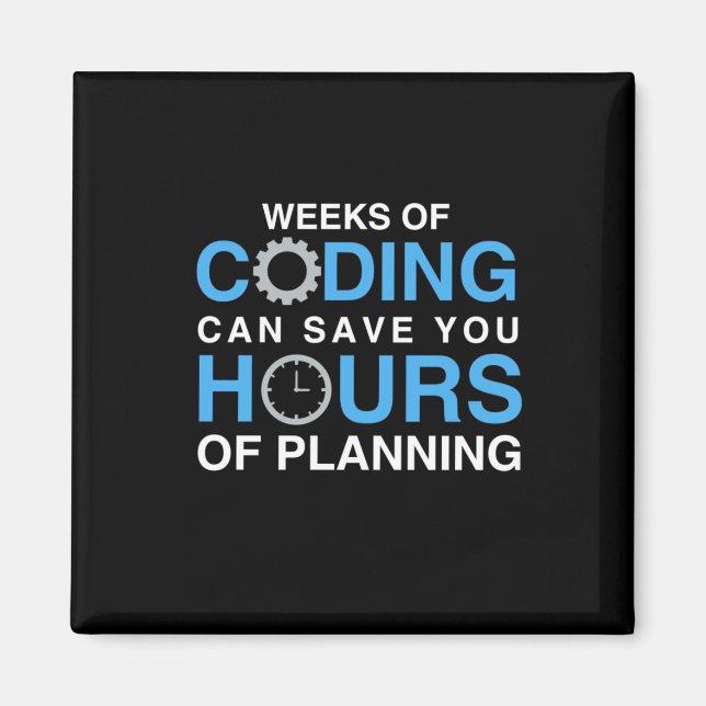 Programmerveckor för kodning magnet (Framsidan)