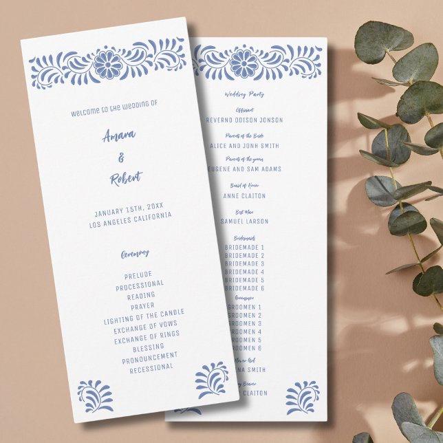 PROGRAMMET BLUE MEXICAN TALAVERA (Skapare uppladdad)