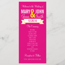 Programmet Charming Banner Ceremony Program