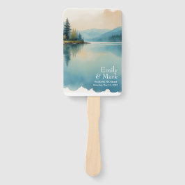 Programmet Gräs träd i Sjö Hand Fläkt