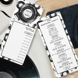 Programmet Retro Music Vinyl Bröllop Ceremony Part