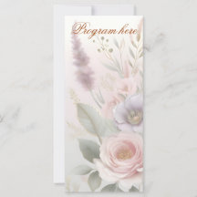 Programmet Romantic Garden Wedding