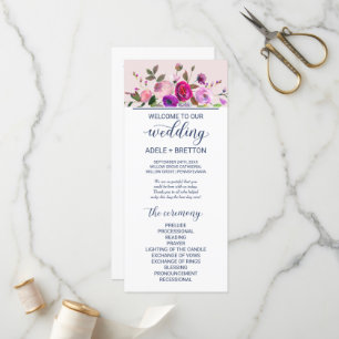Programmet Romantic Garden Wedding Program