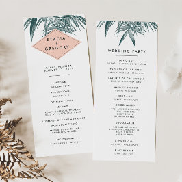 Programmet Sanibel Bröllop Ceremony Program